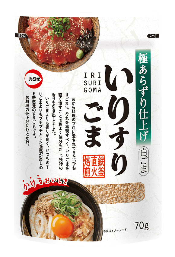 いりすりごま 商品パッケージ